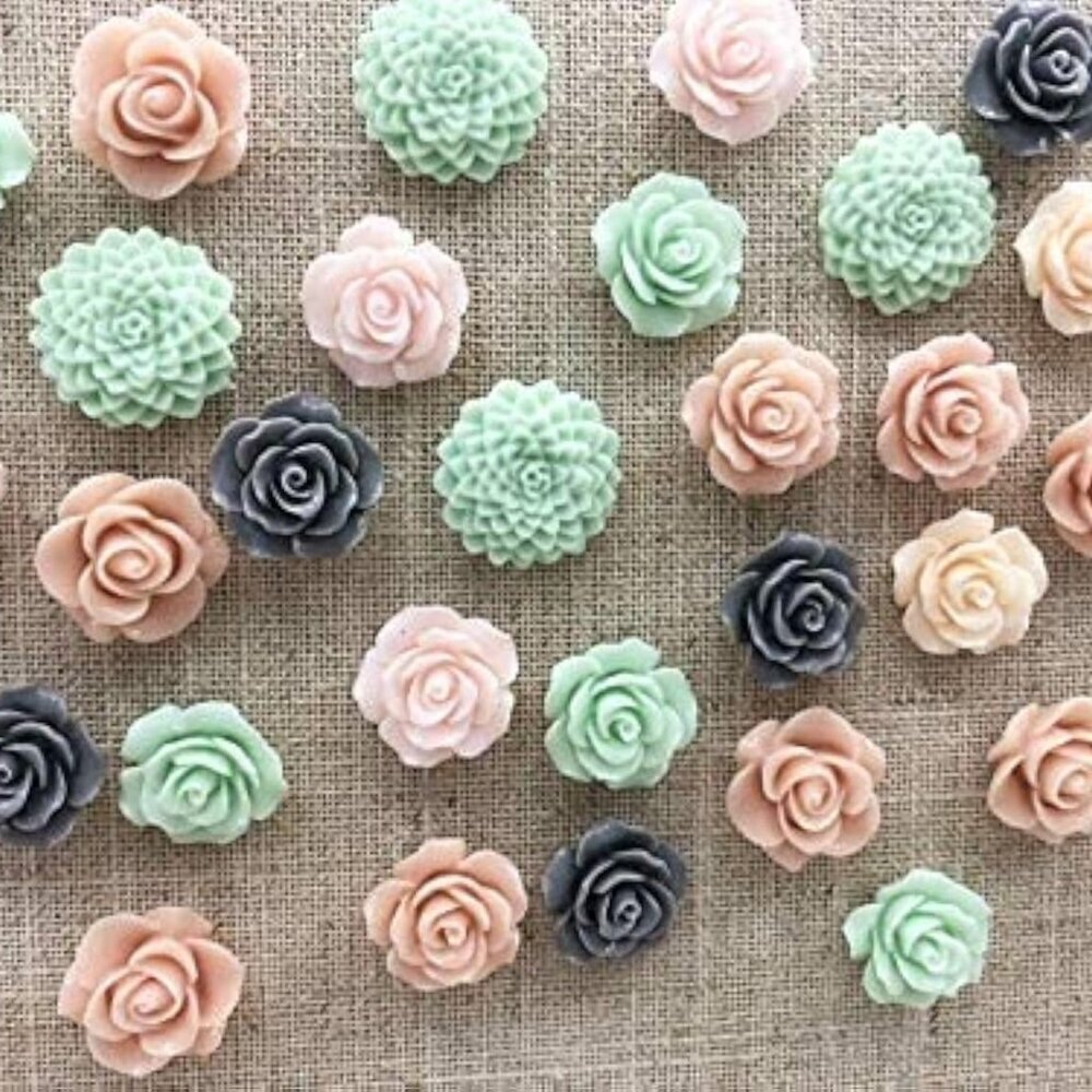 24Pcs Decorative Pushpins,Cork Board Tacks,Bulletin Board Tacks,Thumb Tack Decor